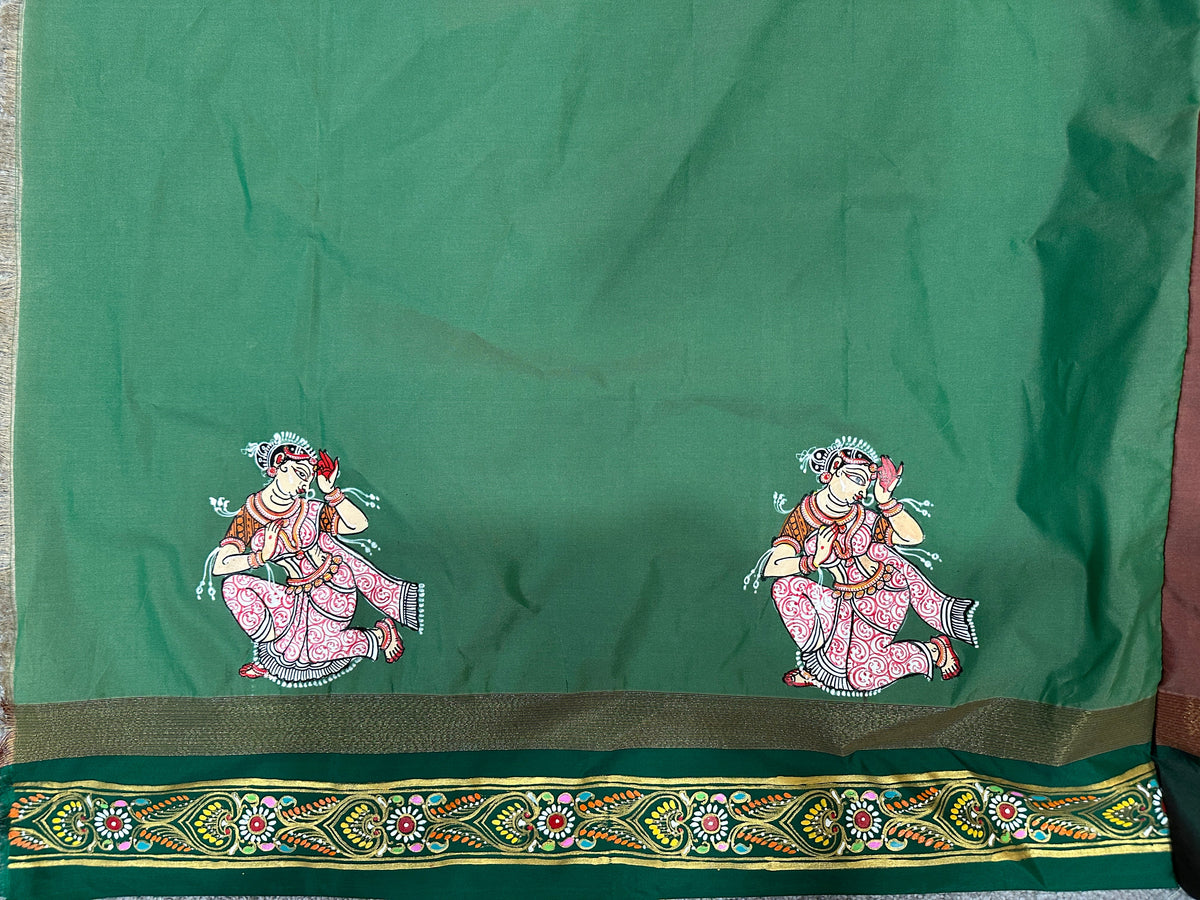 Pattachitra Saree - Sakhi Shringar