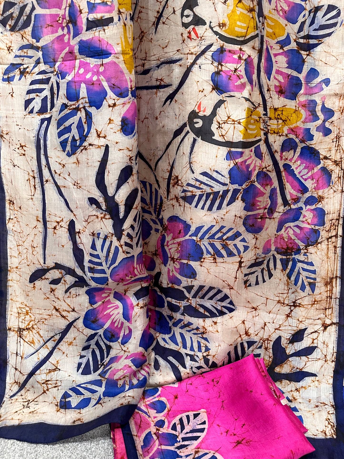 Batik - With hand painted birds