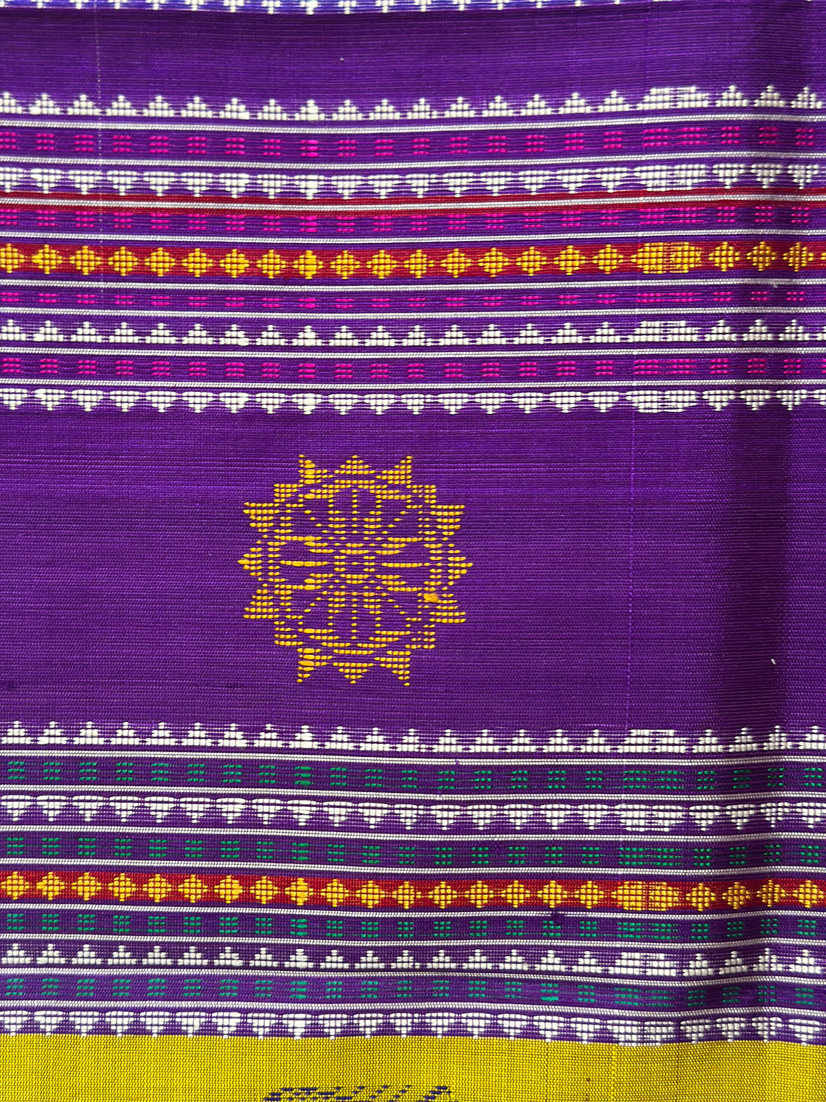 Berhampuri DoublePalla  Ivory White