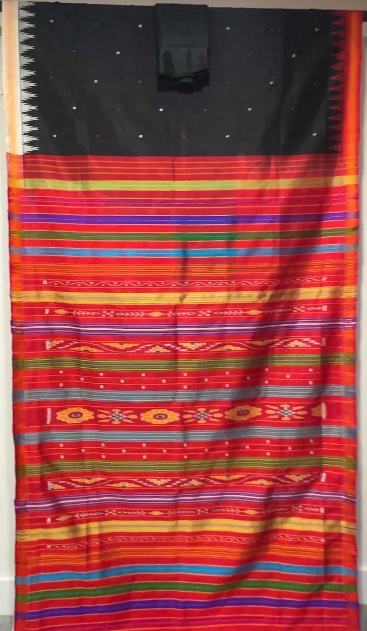 Berhampuri Double Palla Black