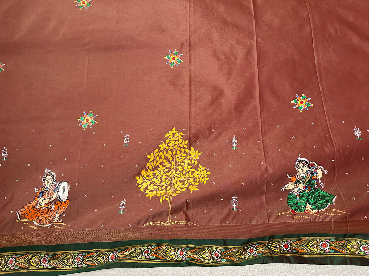 Pattachitra Saree - Sakhi Shringar