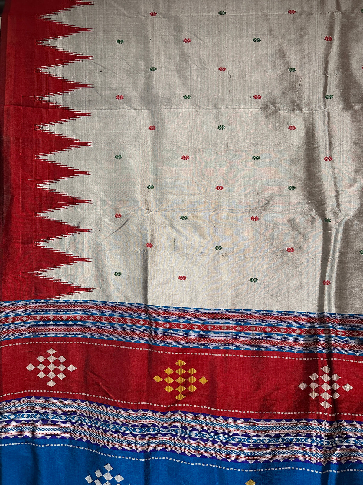 Berhampuri Double Palla Steel Grey