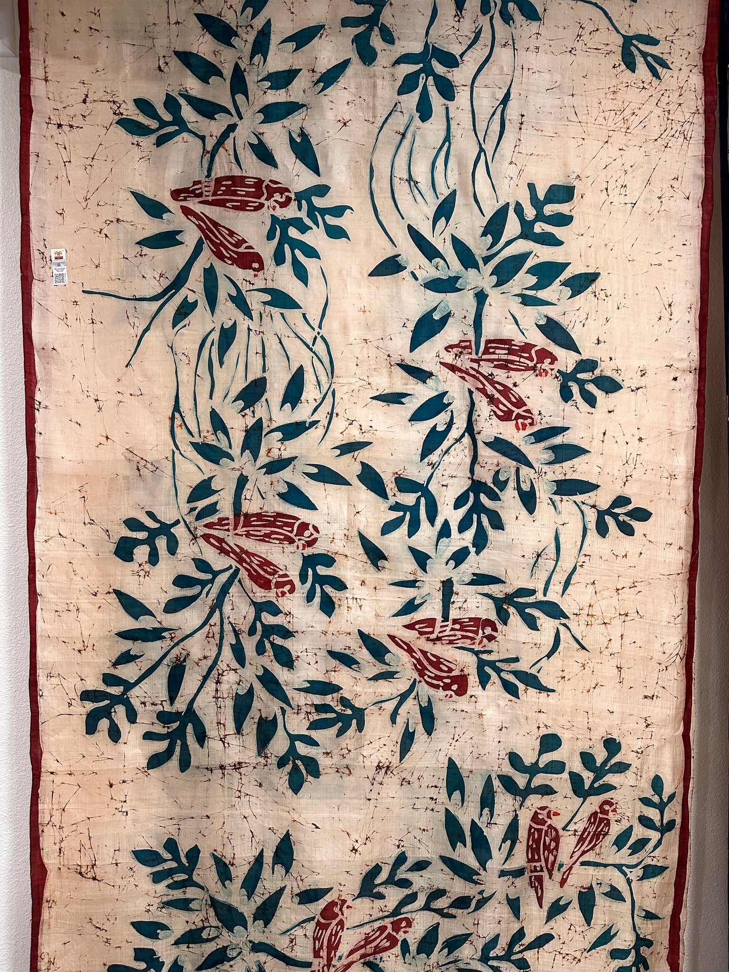 Batik  - With hand painted birds