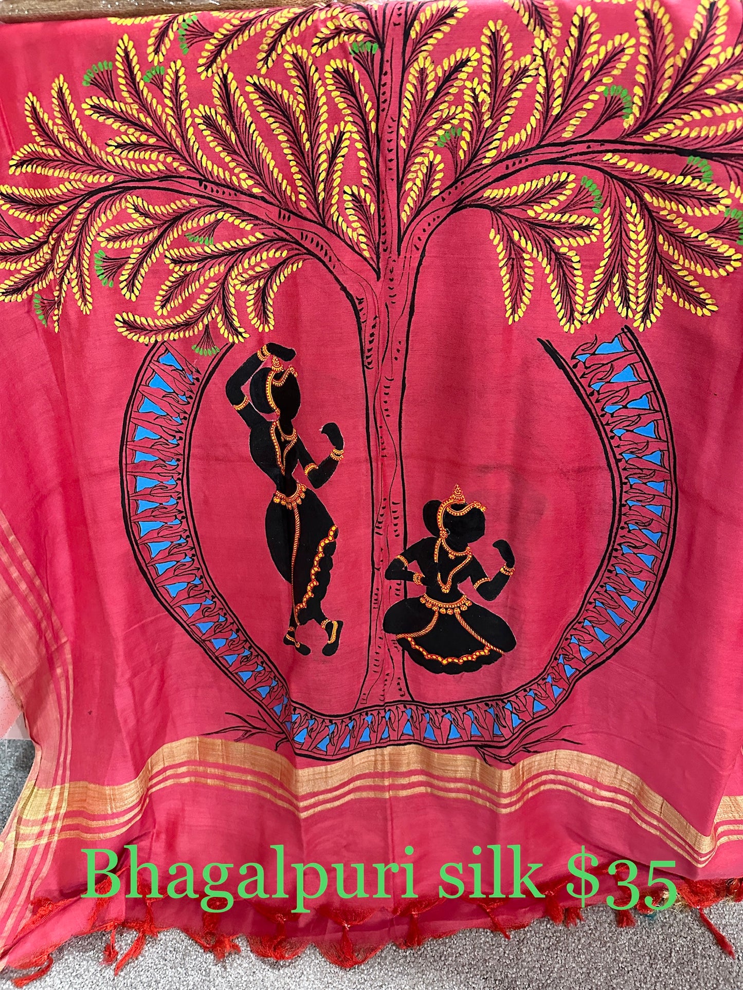 Dupatta Bhagalpuri Silk