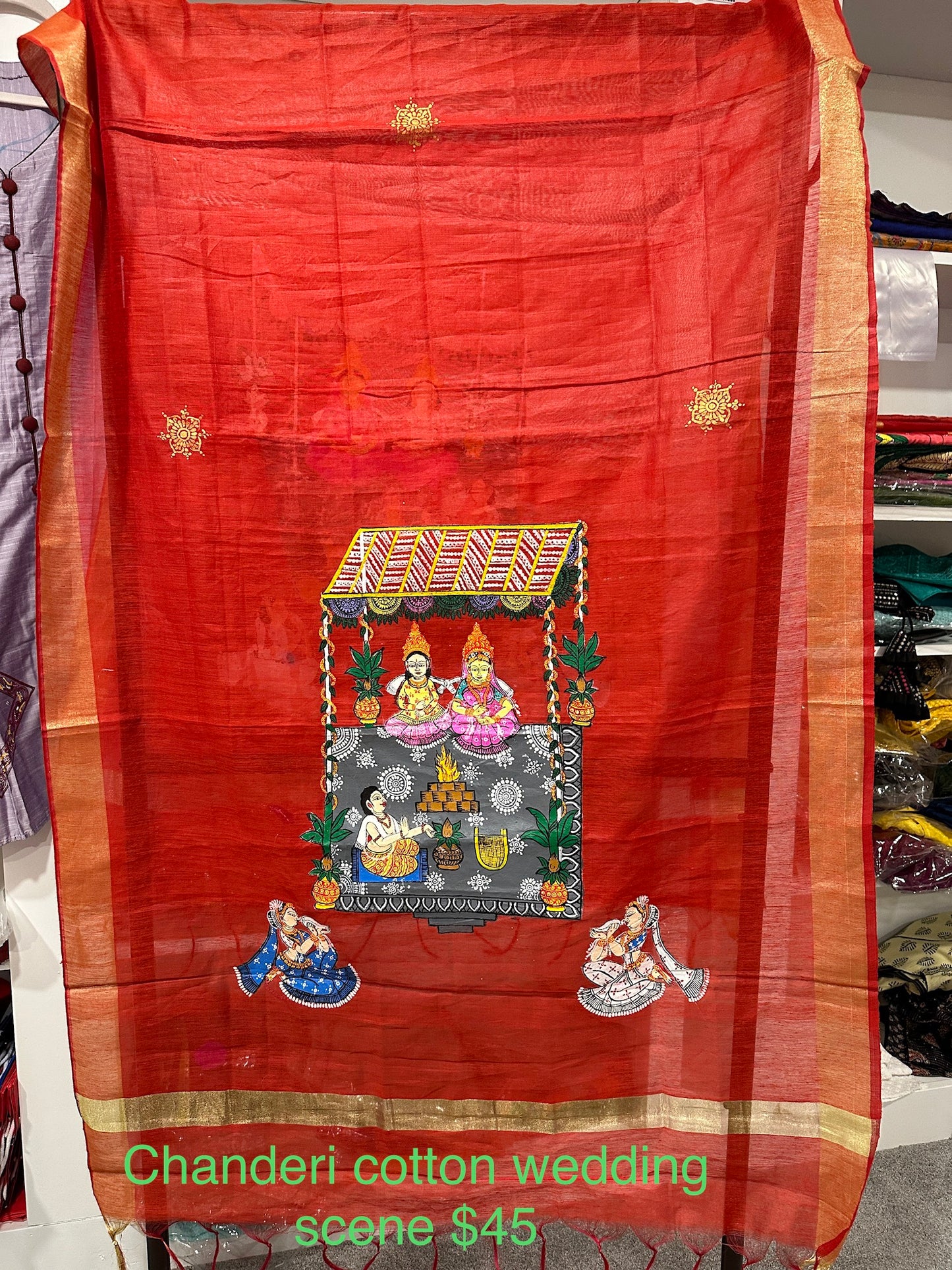 Dupatta Chanderi cotton