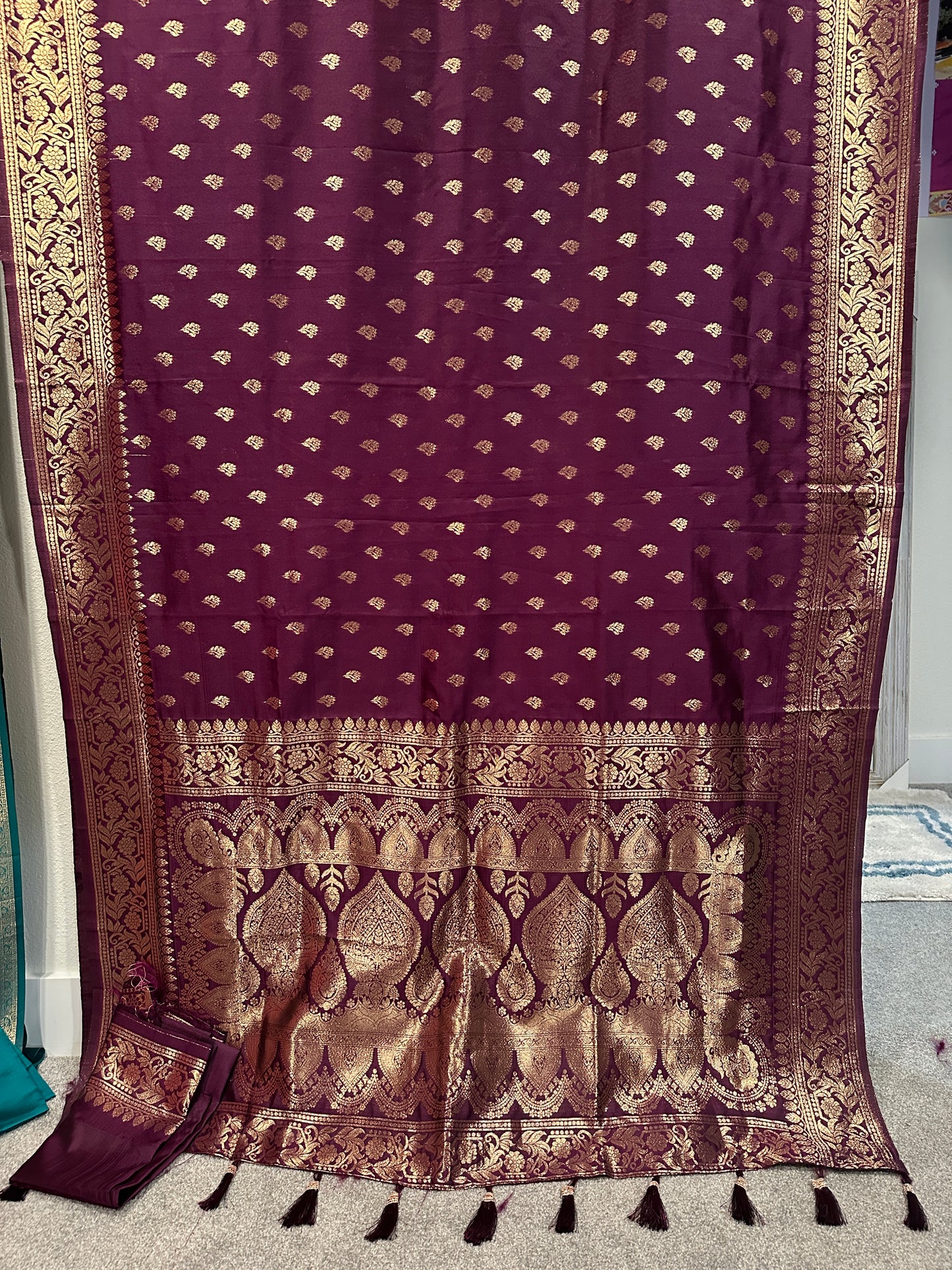 Soft Silk Benarasi Saree - Maroon