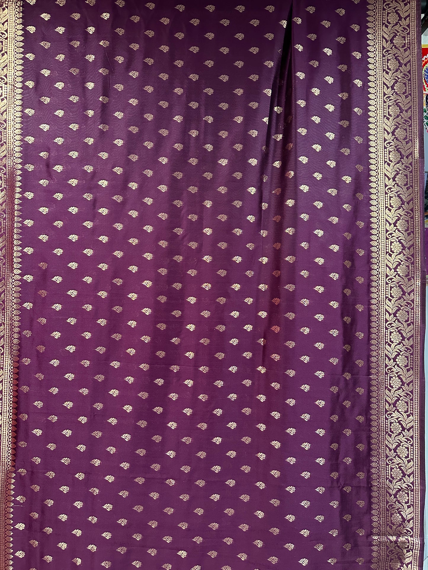 Soft Silk Benarasi Saree - Maroon