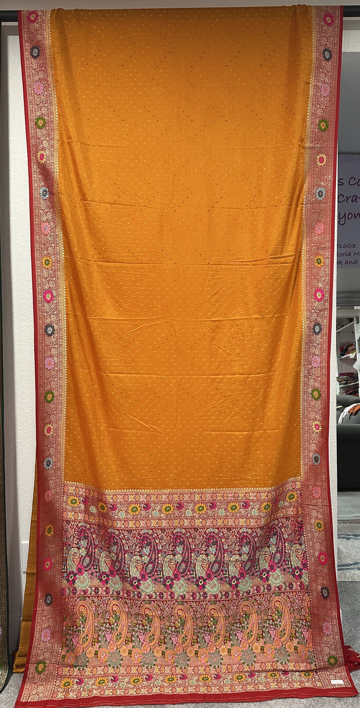Pure Silk Sarees  - Marigold