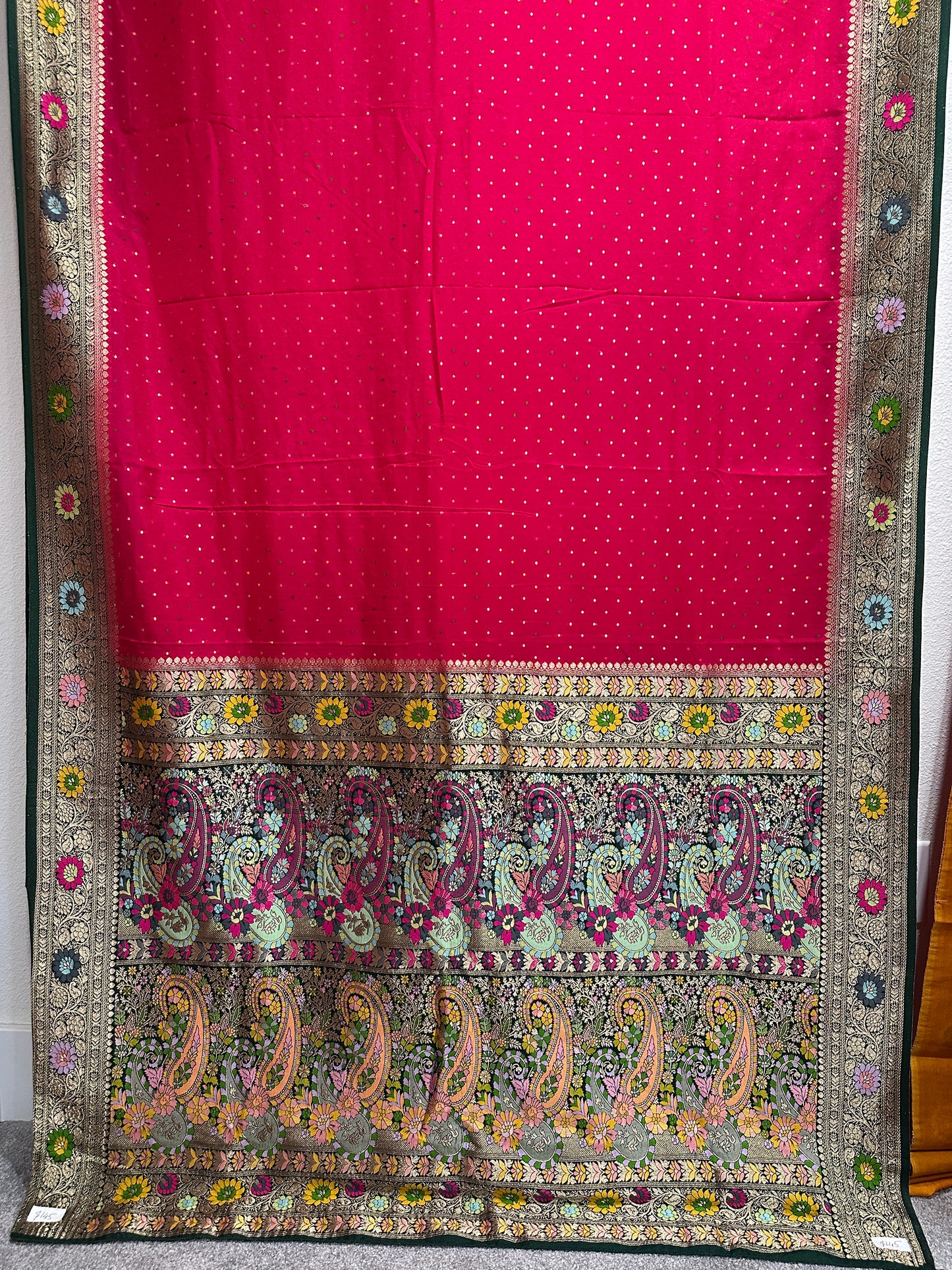 Pure Silk Sarees  - Rani Pink
