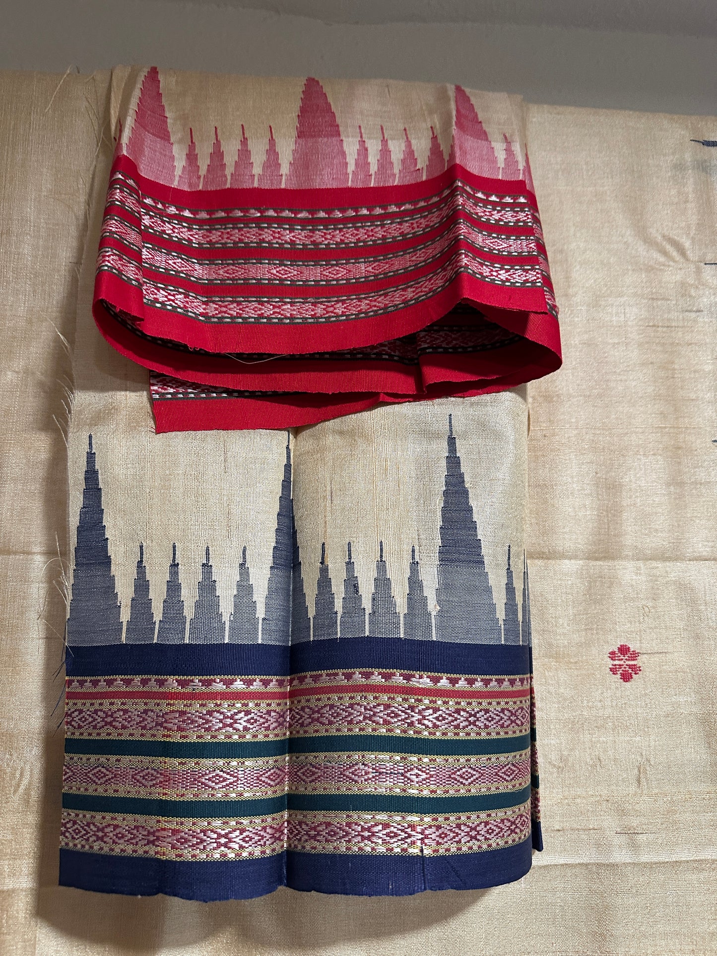 Vidarbha Tussar with Karvati Kinar and Minakari Booties