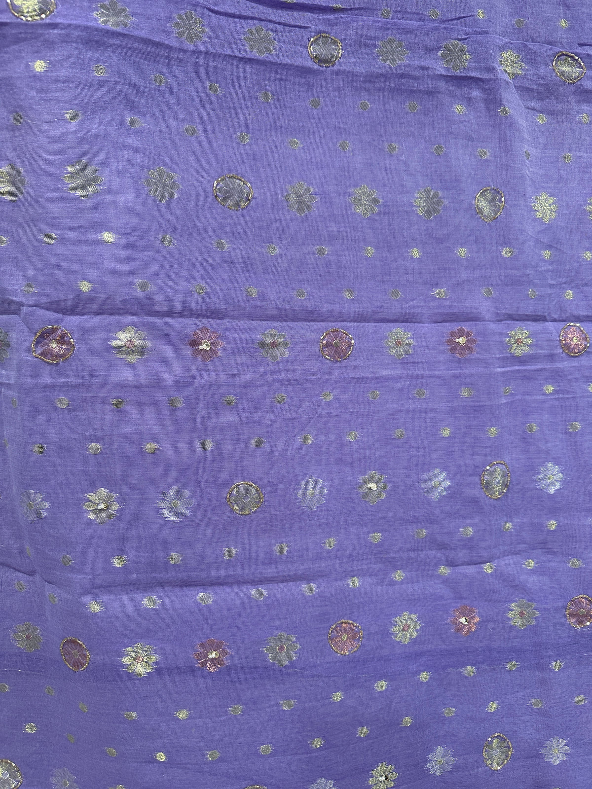 Cut Dana Dhakai in Lavender Color