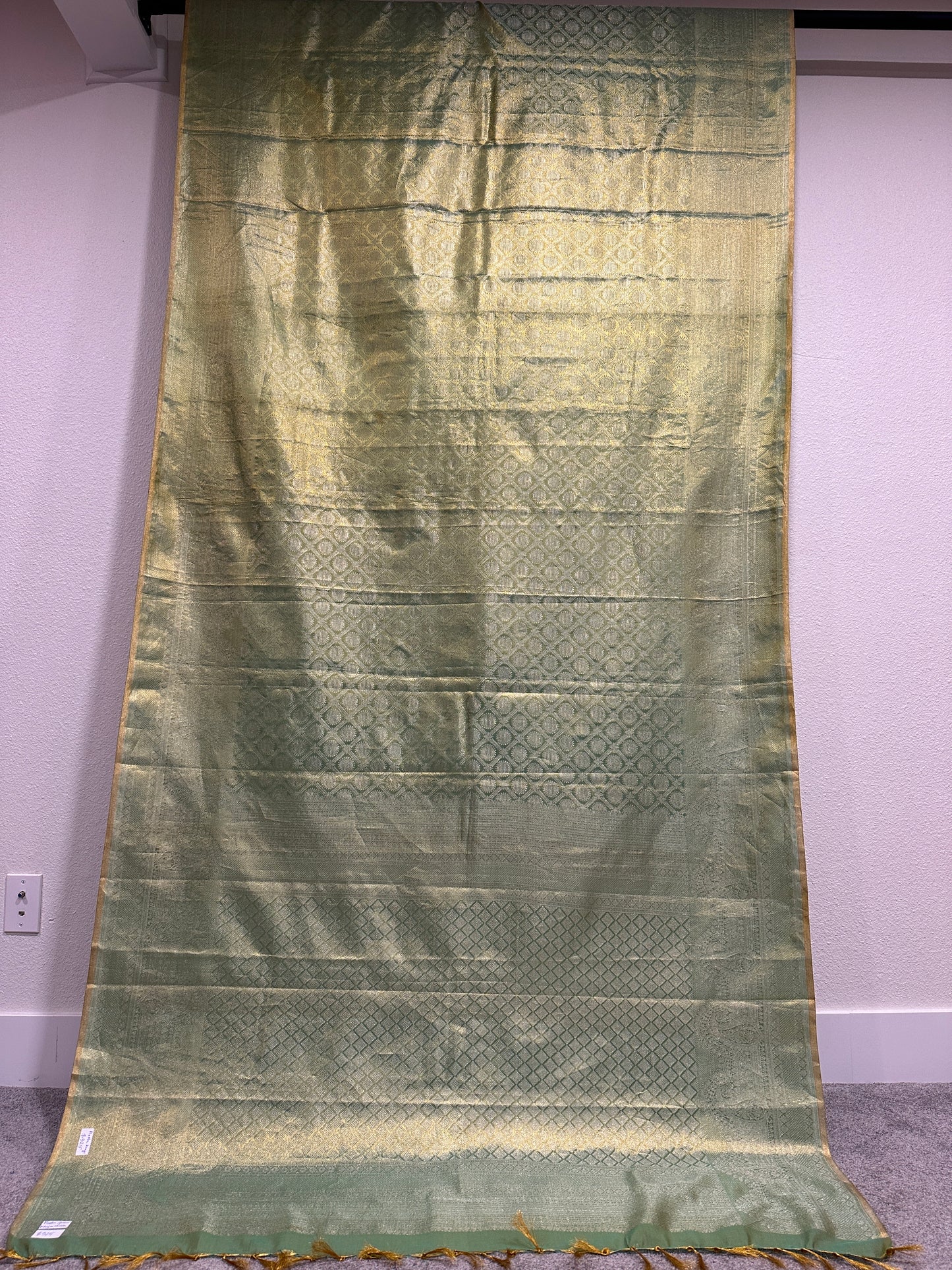 Kanjivaram Saree - Piesta Green