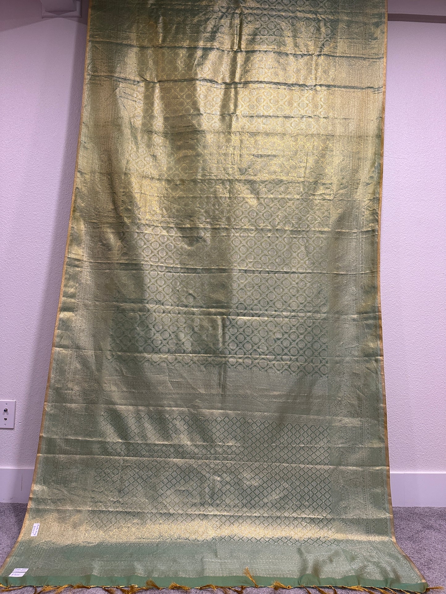 Kanjivaram Saree - Piesta Green