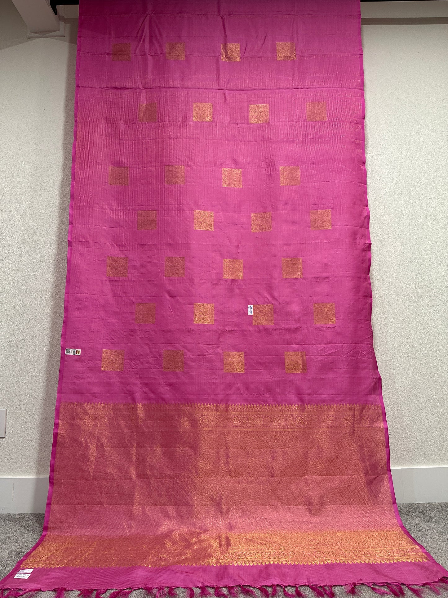 Kanjivaram Saree - Pink