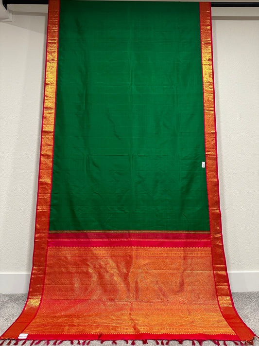 Kanjivaram Saree - Green