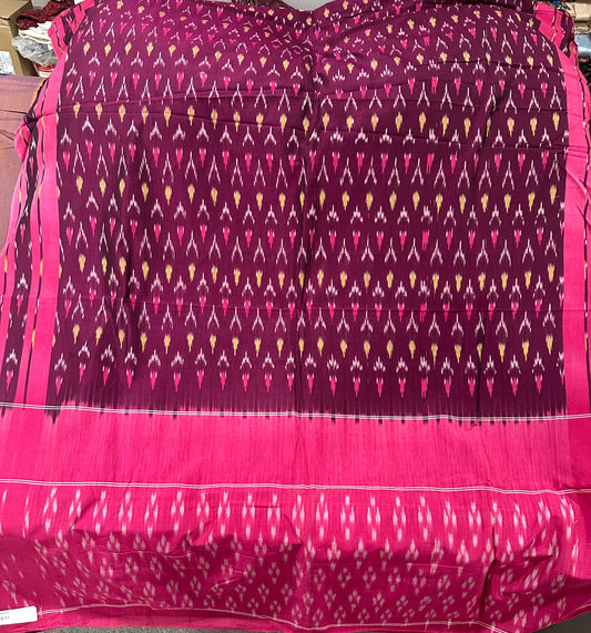 Pochampally Cotton Magenta
